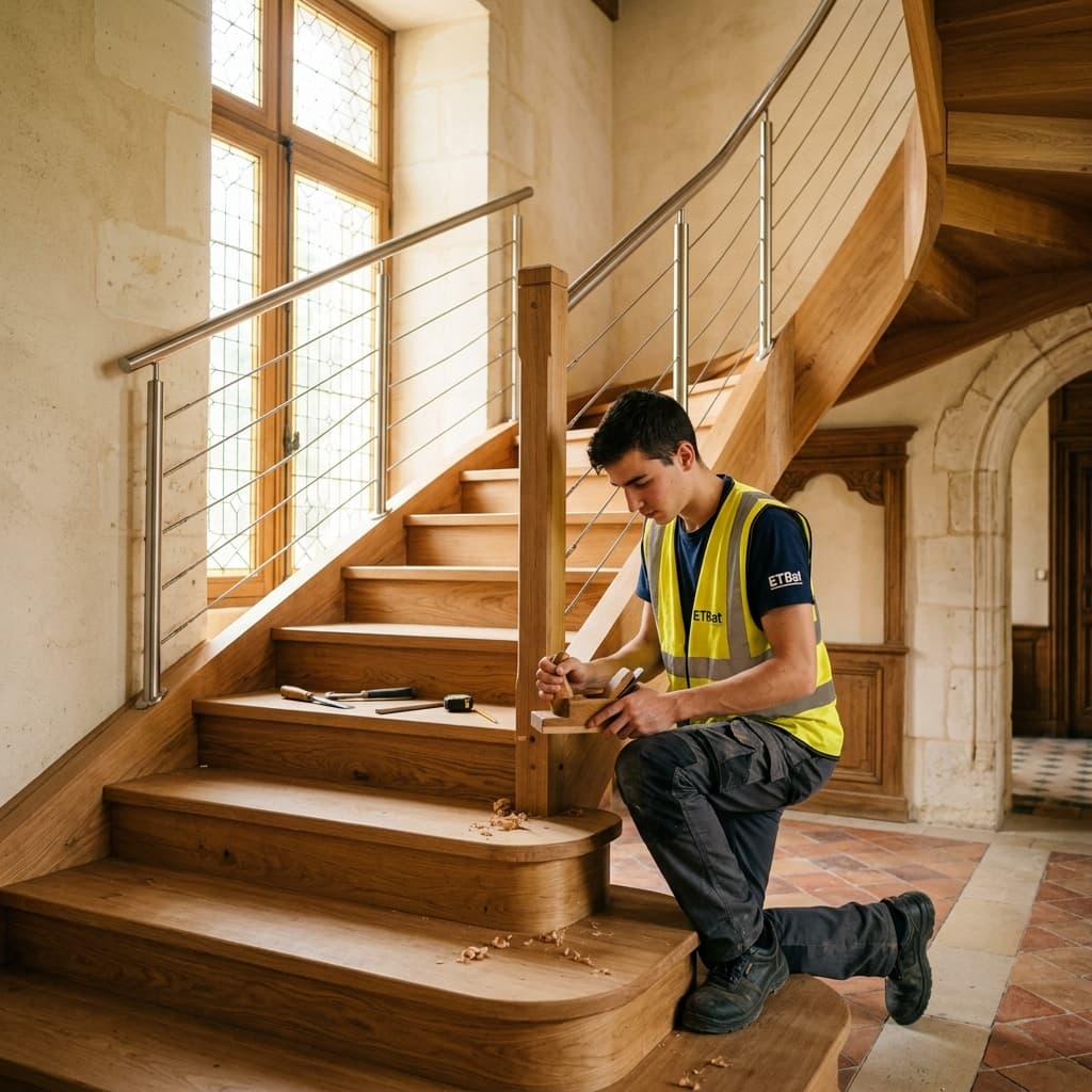 Escalier bois sur mesure dans le Médoc : prix 2026 et bons réflexes — Variation 2