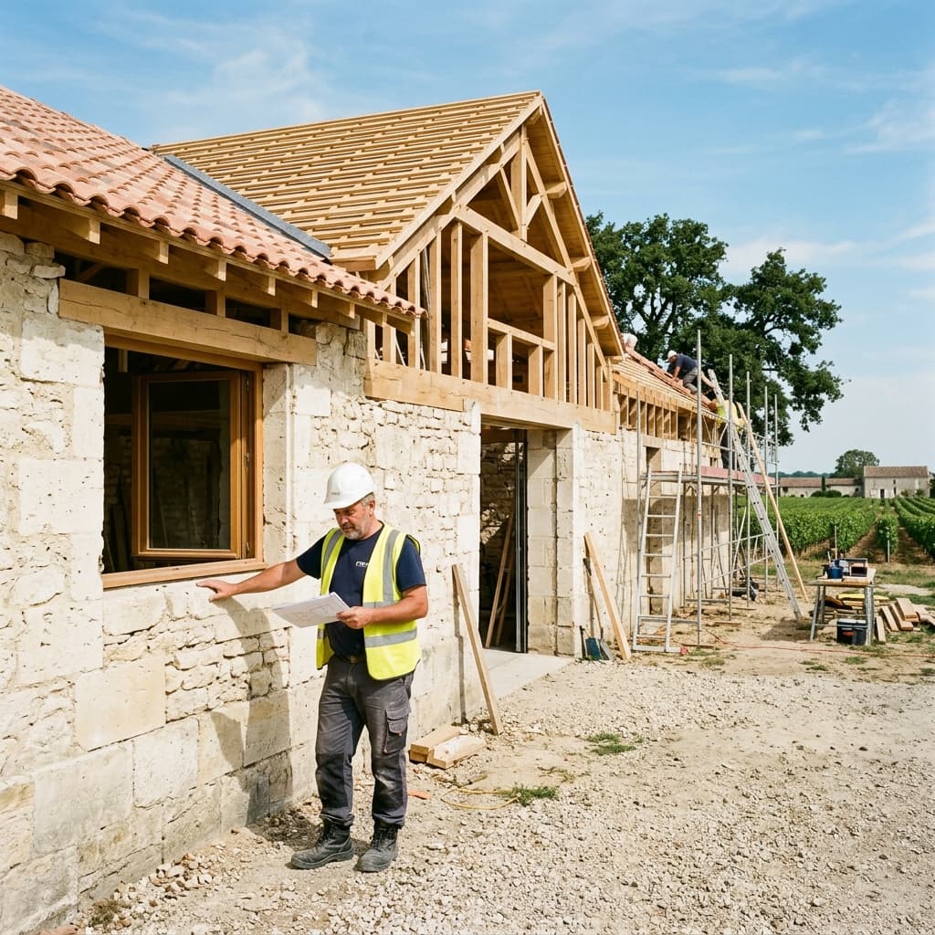 Transformer une grange ou une dépendance en habitation dans le Médoc (prix 2026) — Variation 2