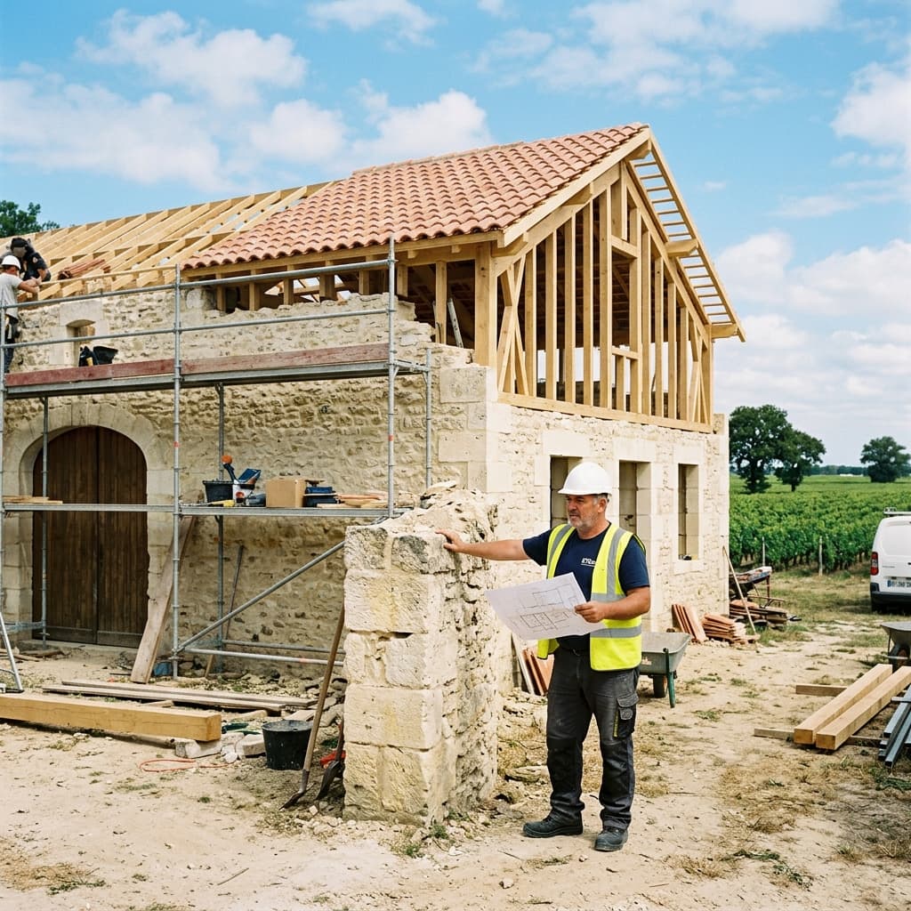 Transformer une grange ou une dépendance en habitation dans le Médoc (prix 2026) — Variation 4