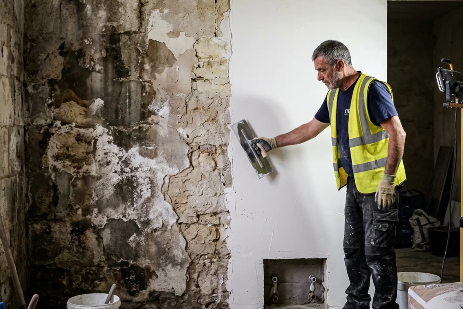 Murs humides et salpêtre dans le Médoc : diagnostiquer avant de traiter (prix 2026) — Variation 1