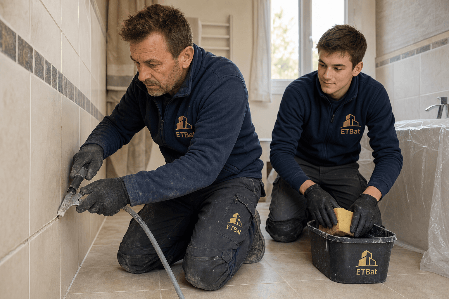 Rejointoiement et réfection de joints de carrelage