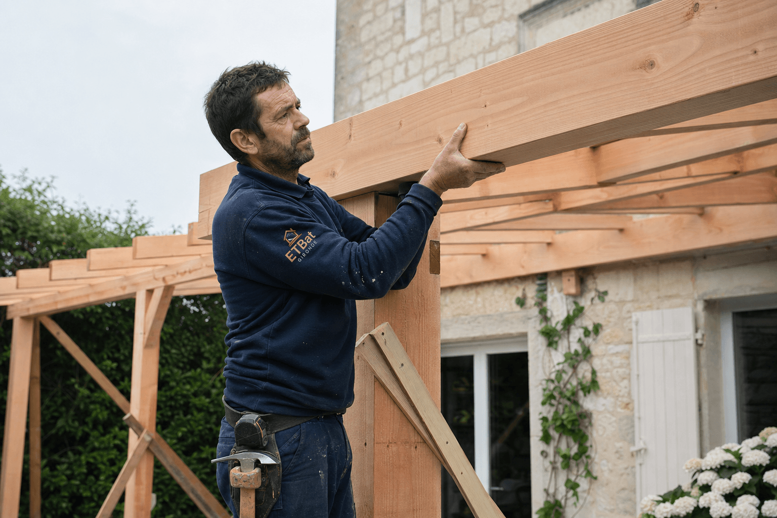 Pergola bois sur mesure