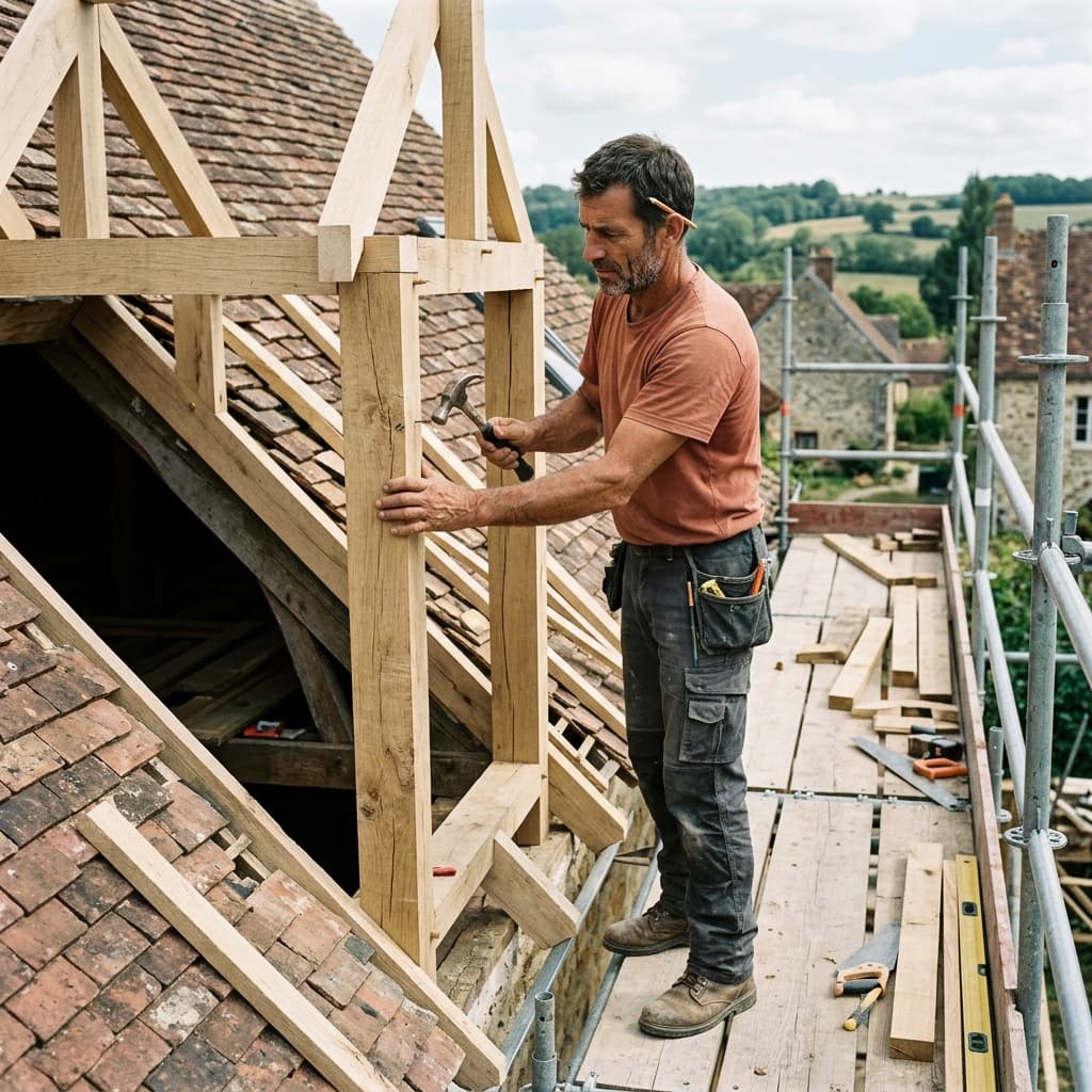 Création et rénovation de lucarne — Bâtière, chien-assis, œil-de-bœuf