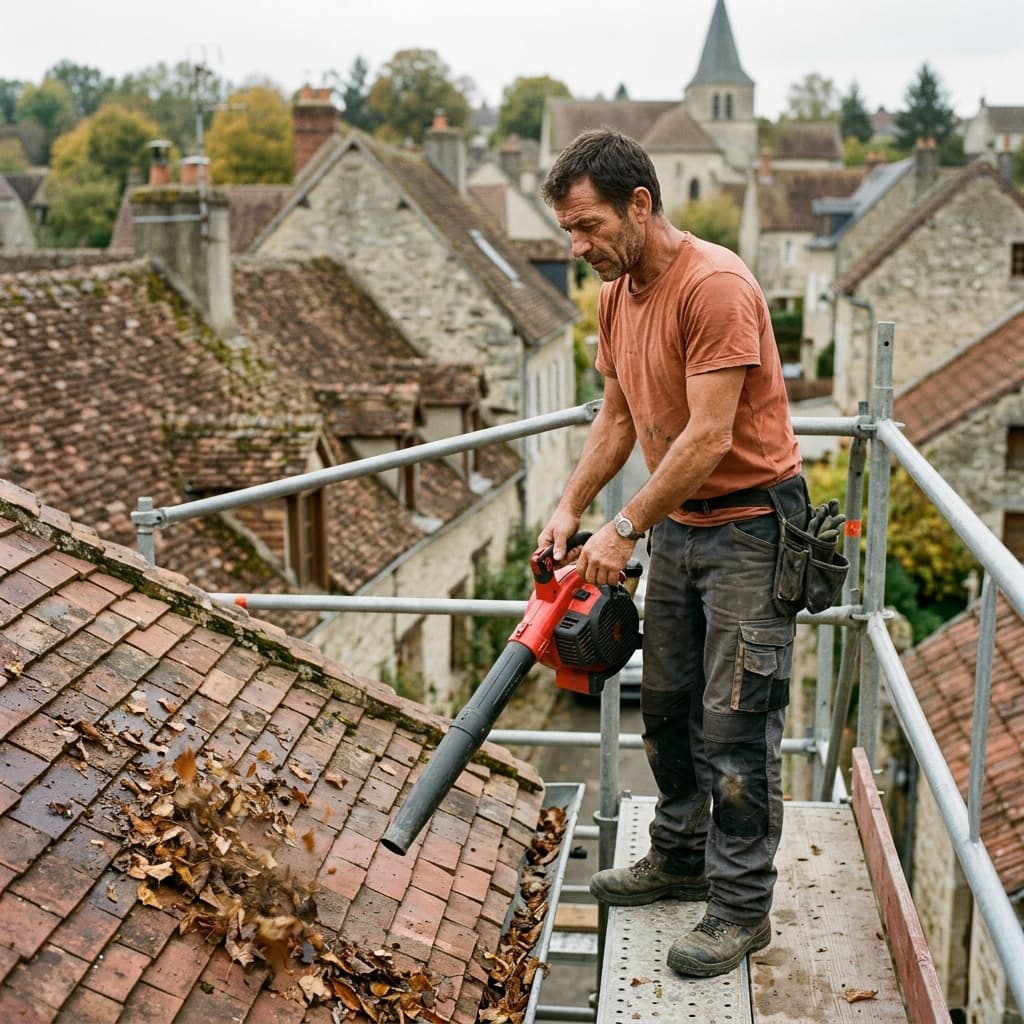 Entretien et démoussage de toiture