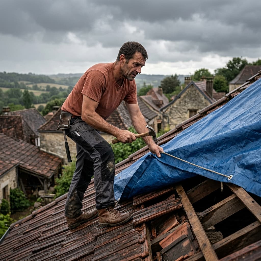 Fuite de toiture urgence