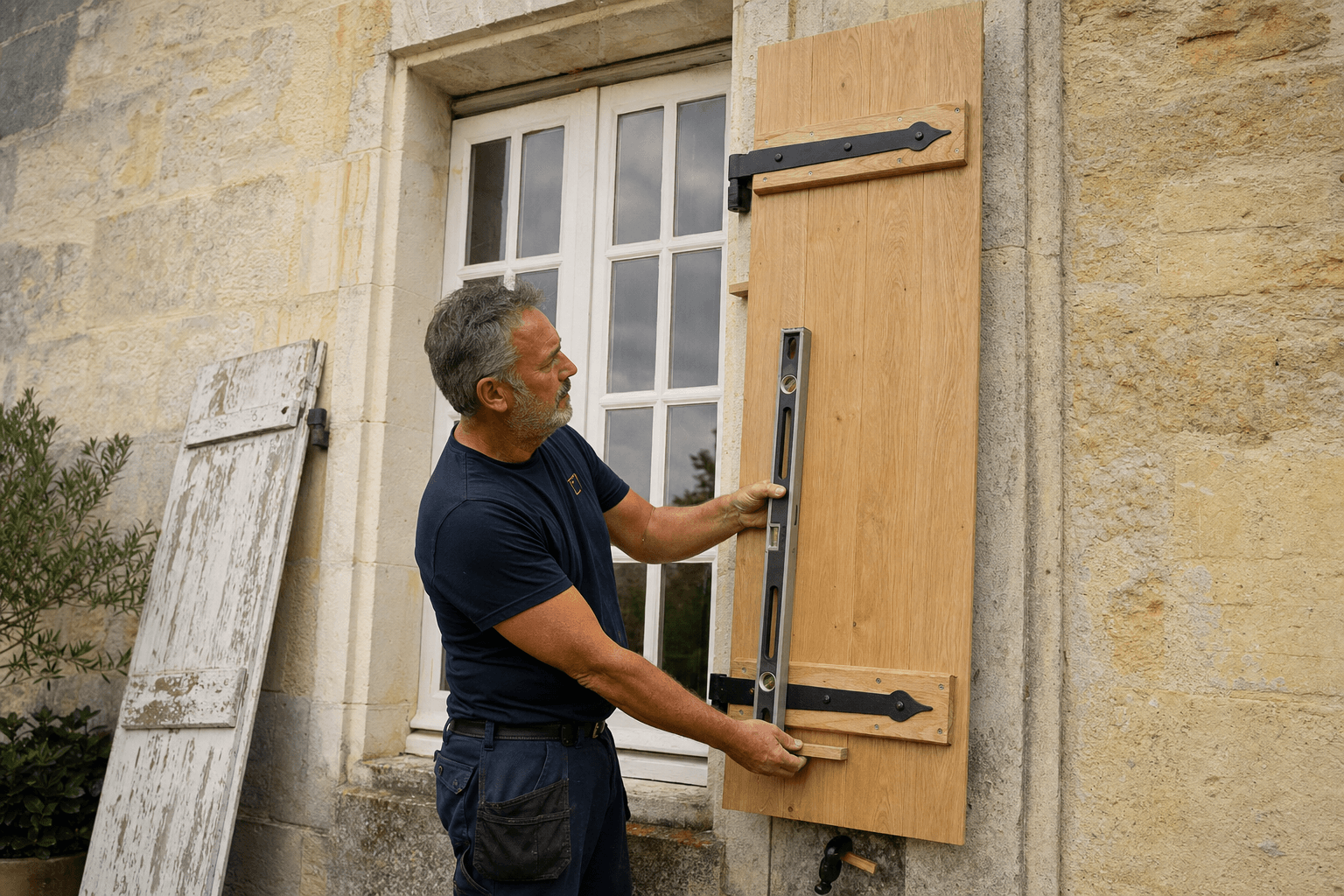 Remplacement volets battants bois sur mesure