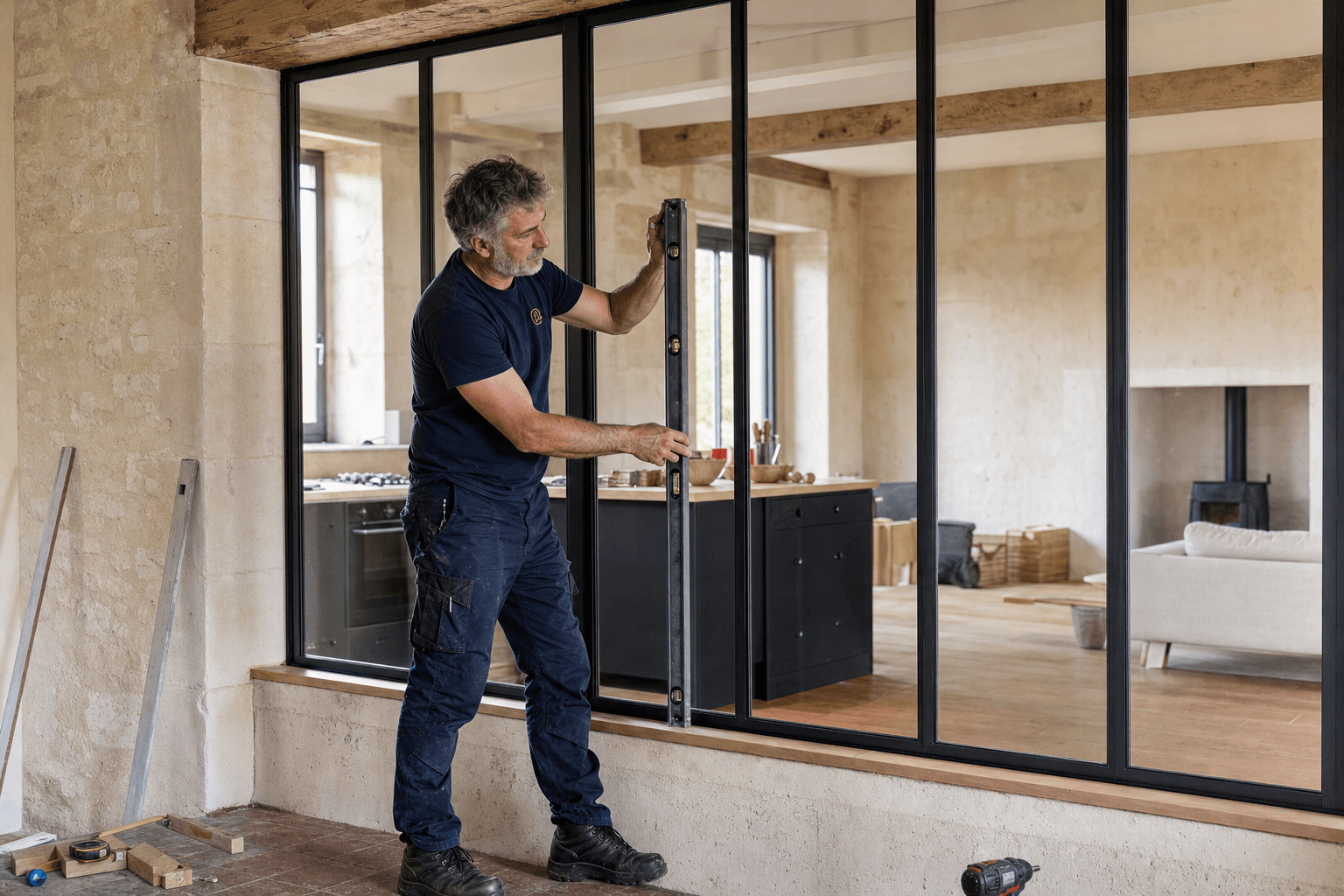 Verrière intérieure sur mesure