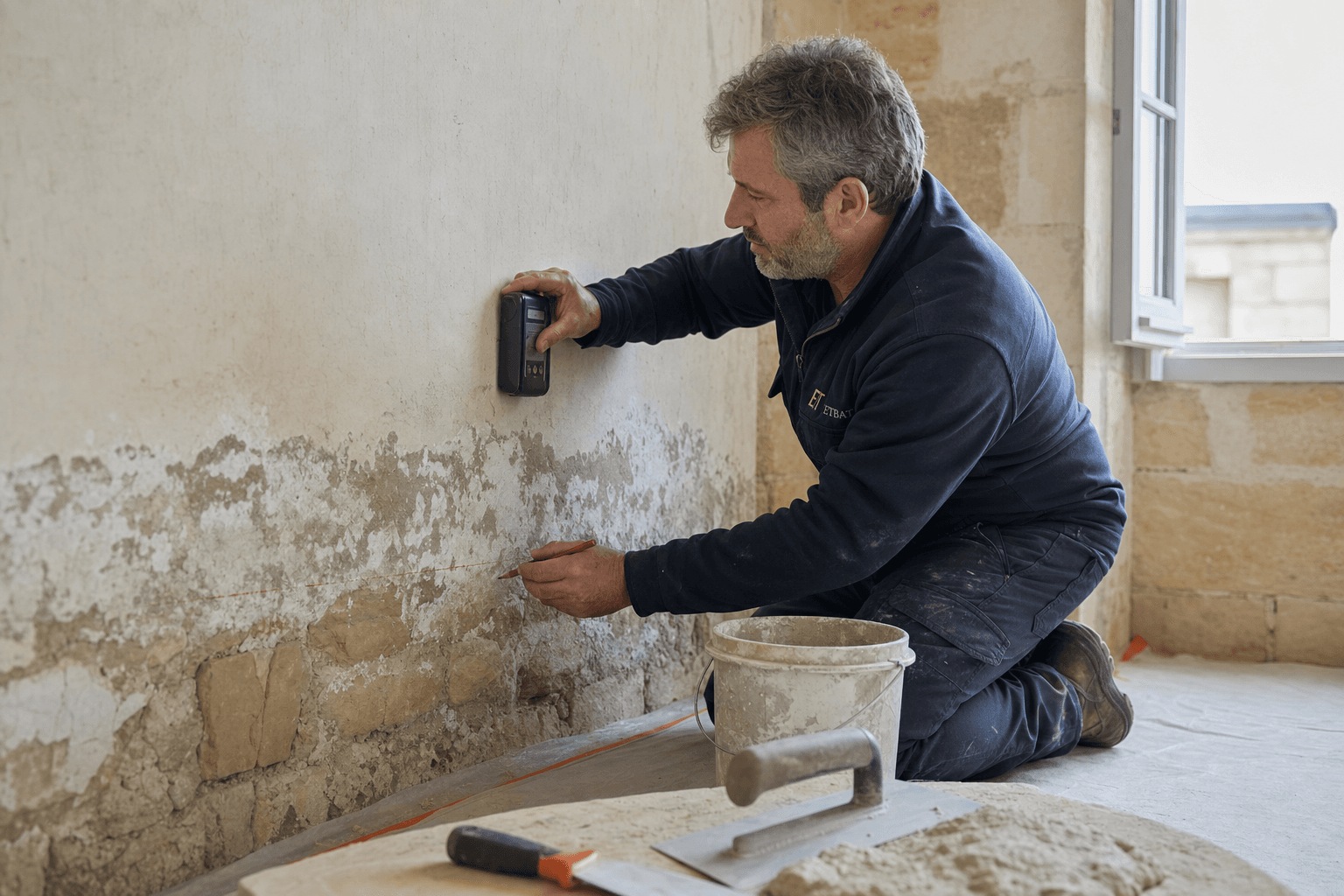 Traitement de l'humidité des murs