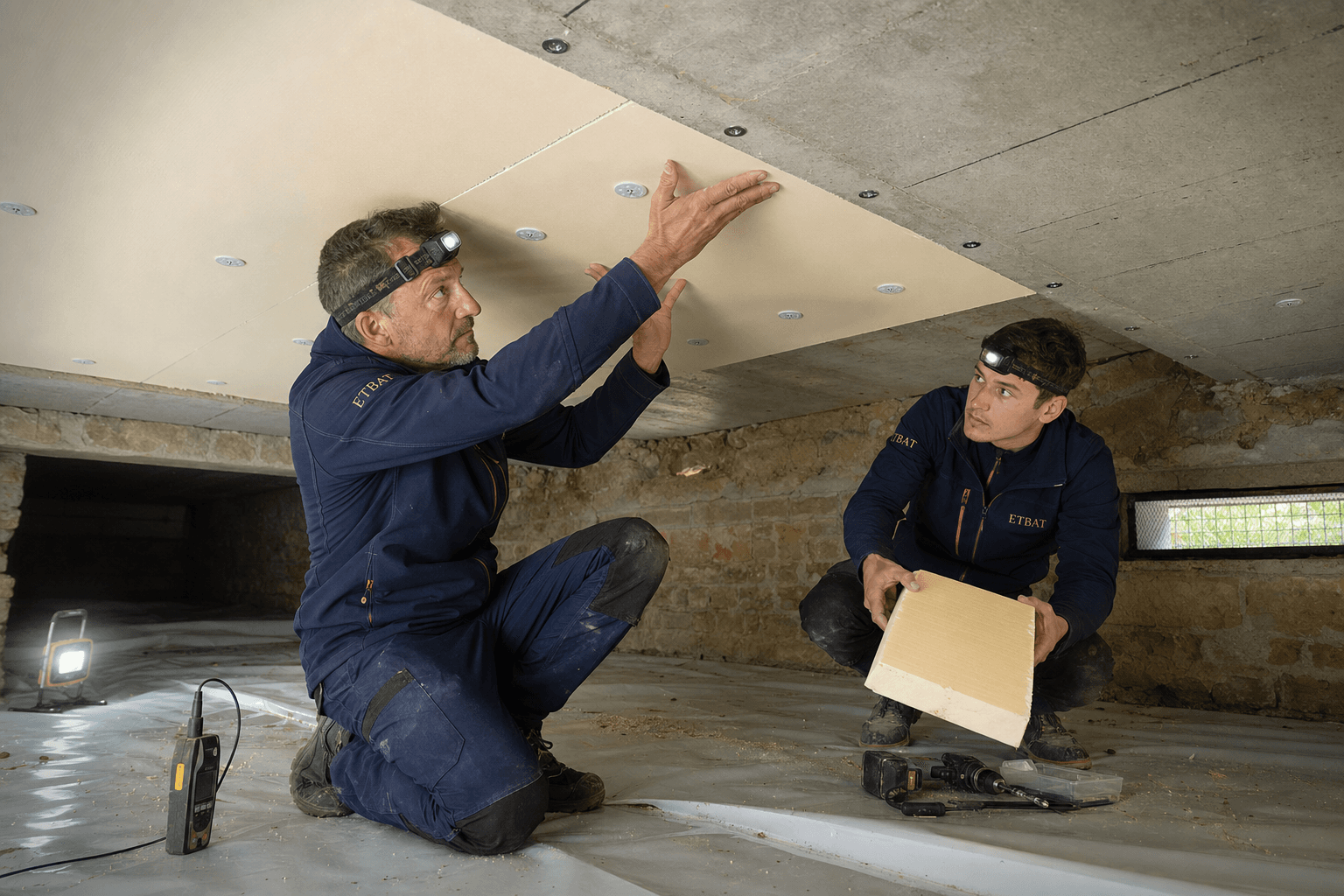 Isolation sous-sol vide sanitaire