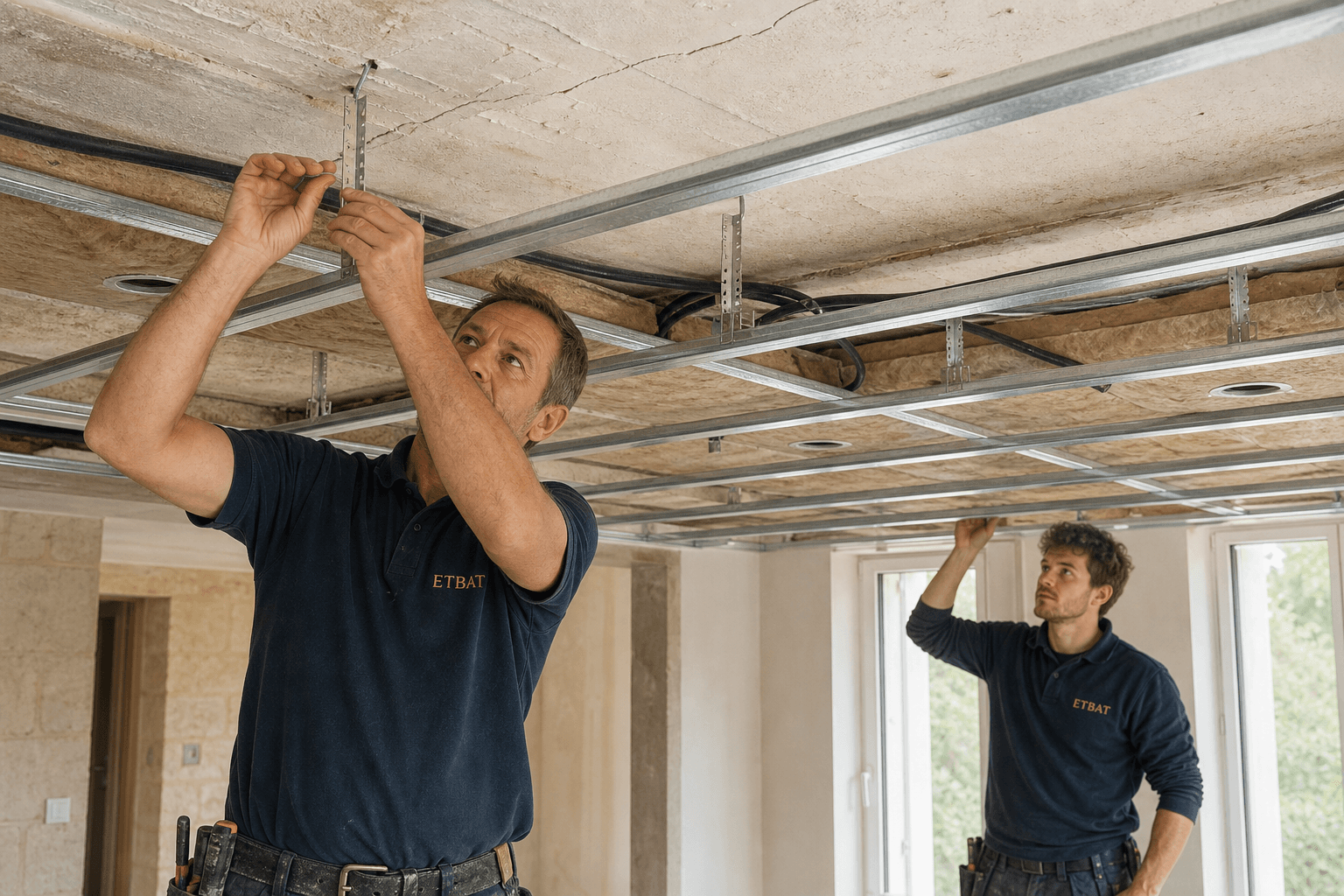 Plafond suspendu