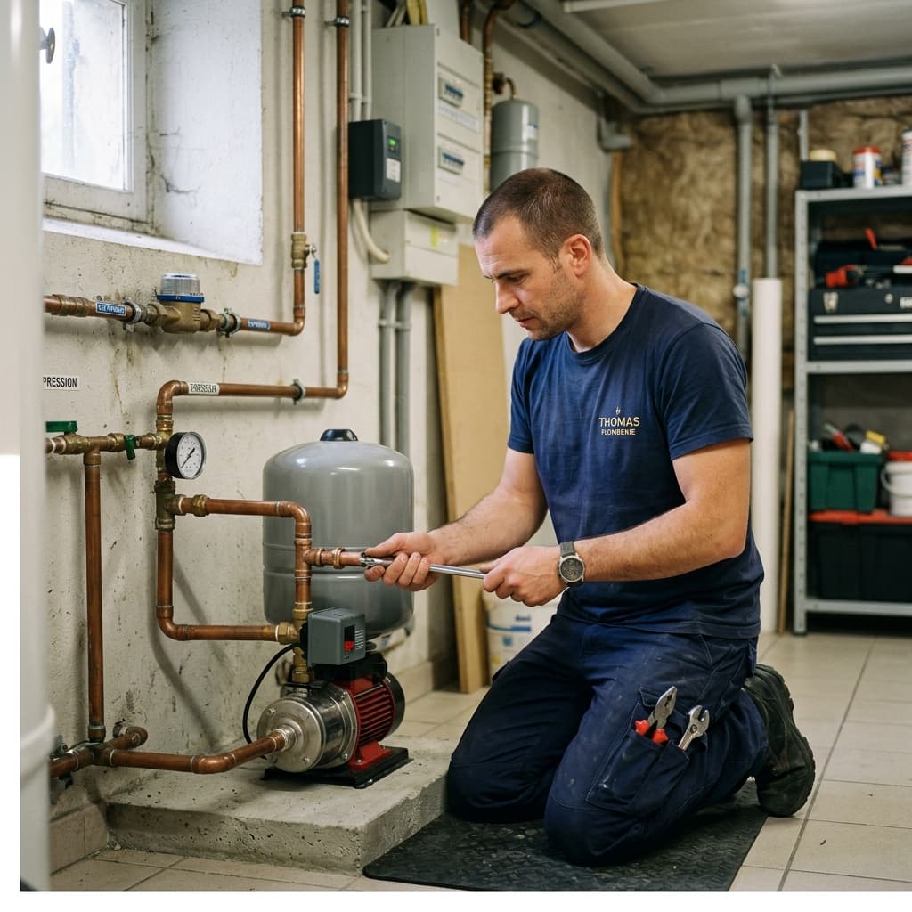 Installation surpresseur d'eau