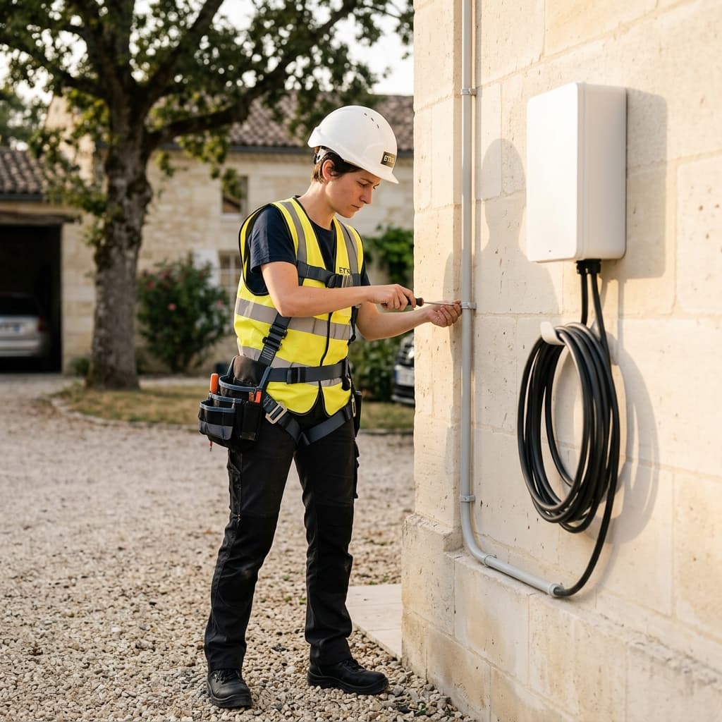 Installer une borne de recharge chez soi dans le Médoc (prix et aides 2026) — Variation 2