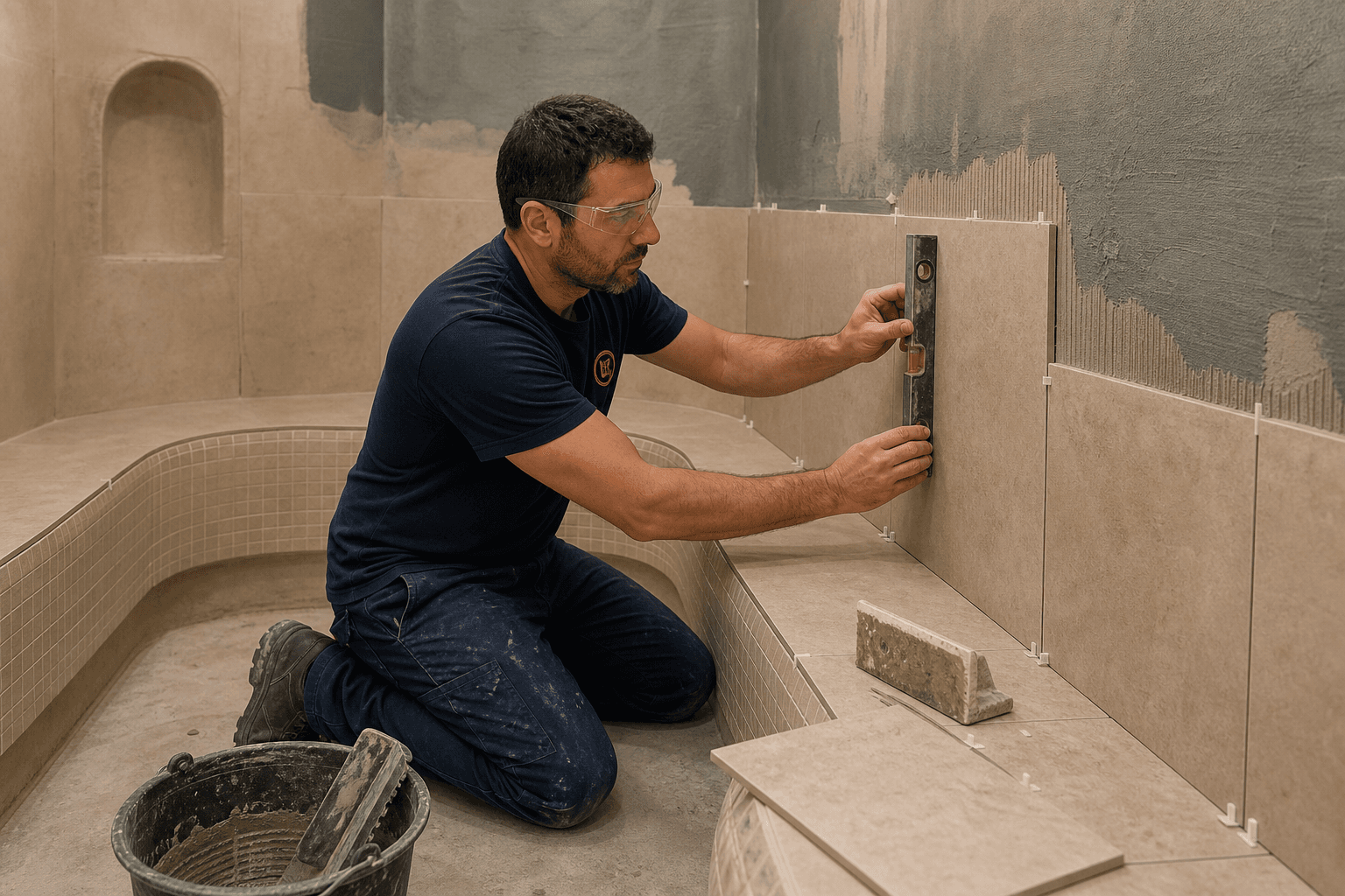 Carrelage spa et hammam intérieur