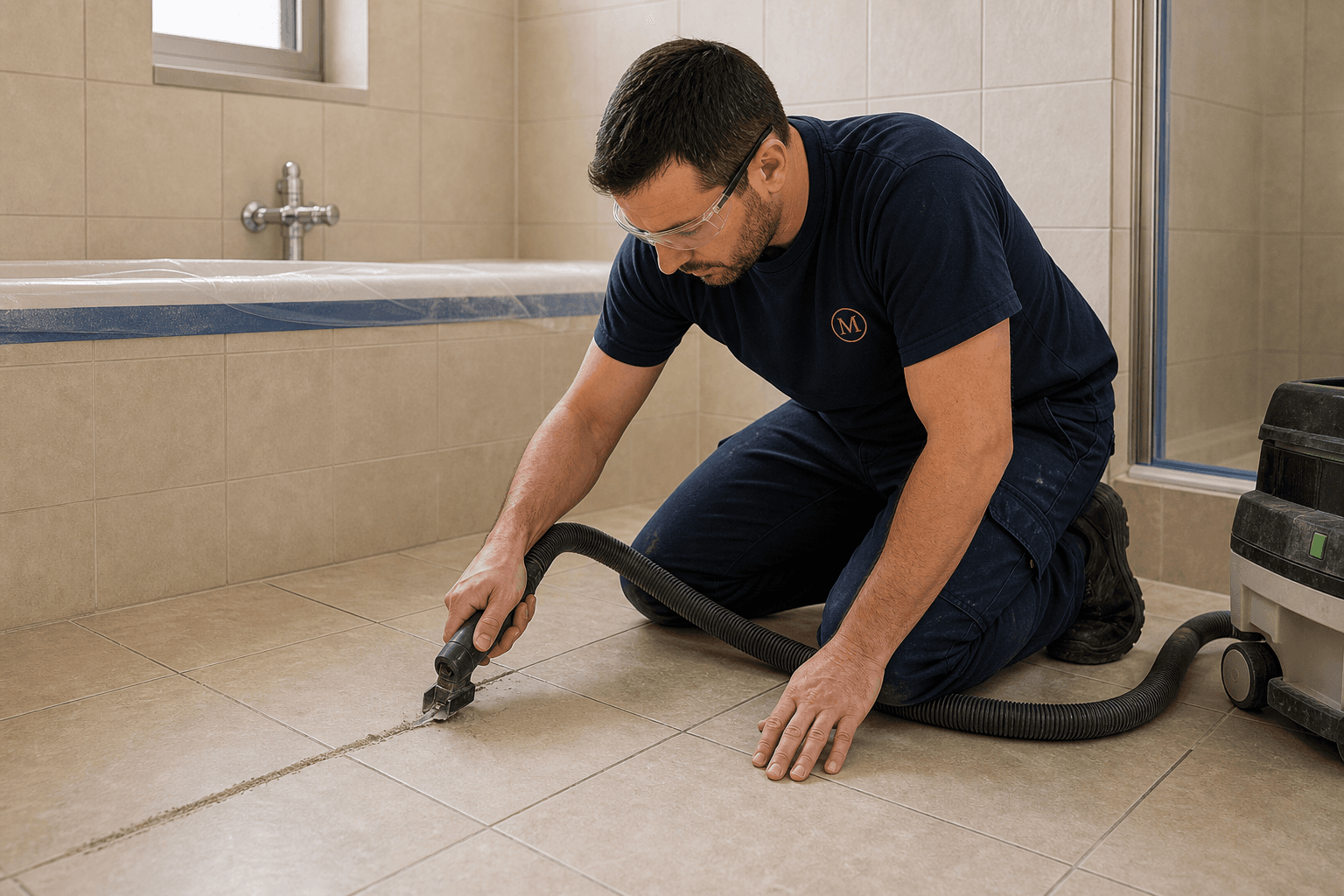 Réfection joints carrelage existant