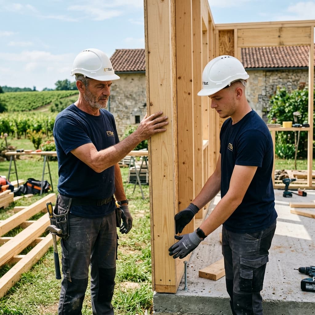 Extension maison ossature bois
