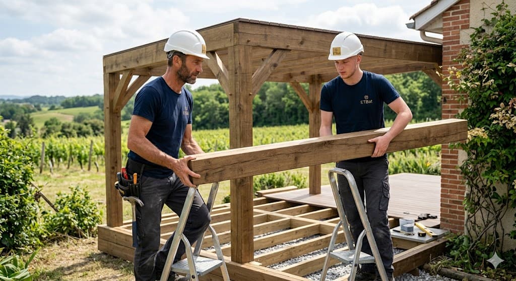 Pergola et abri de jardin bois