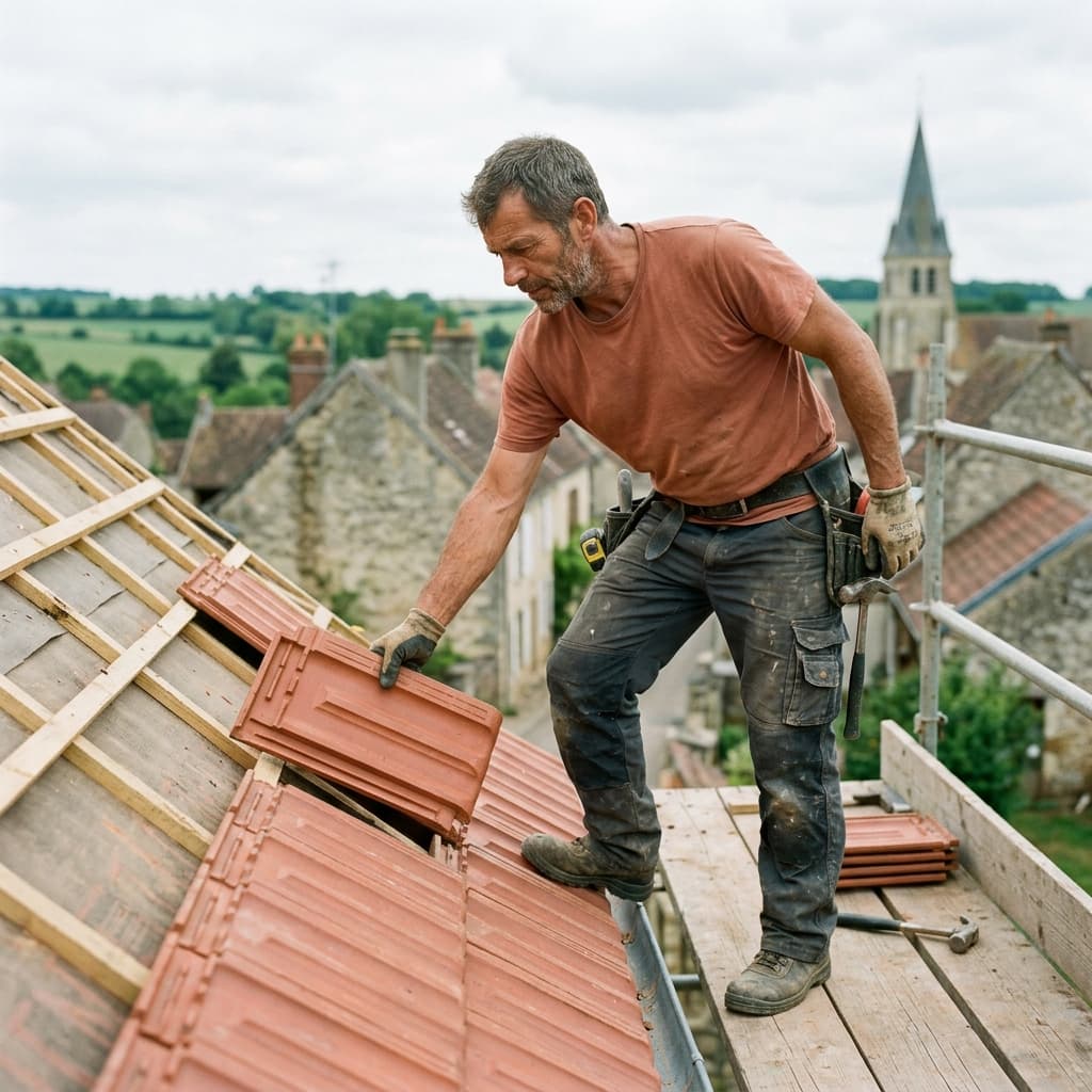 Rénovation de couverture en tuiles mécaniques