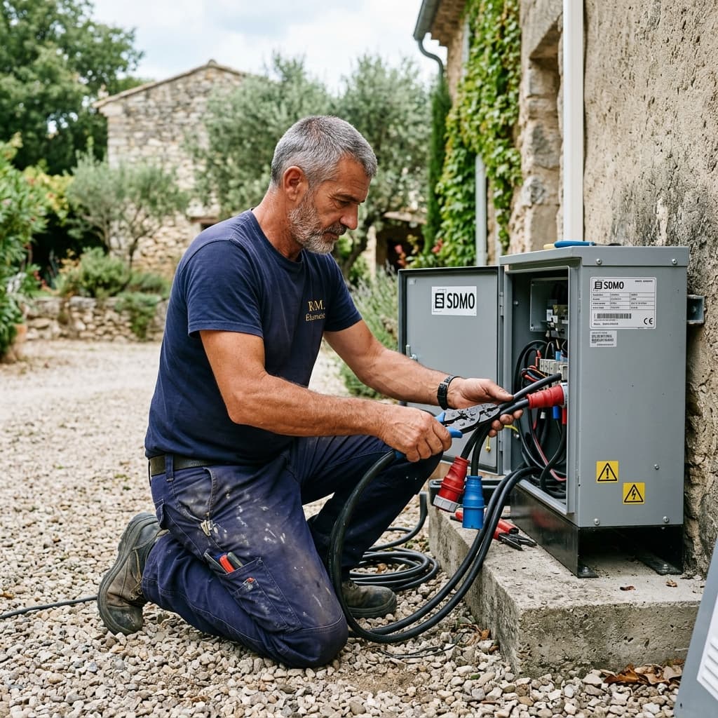Installation groupe électrogène de secours