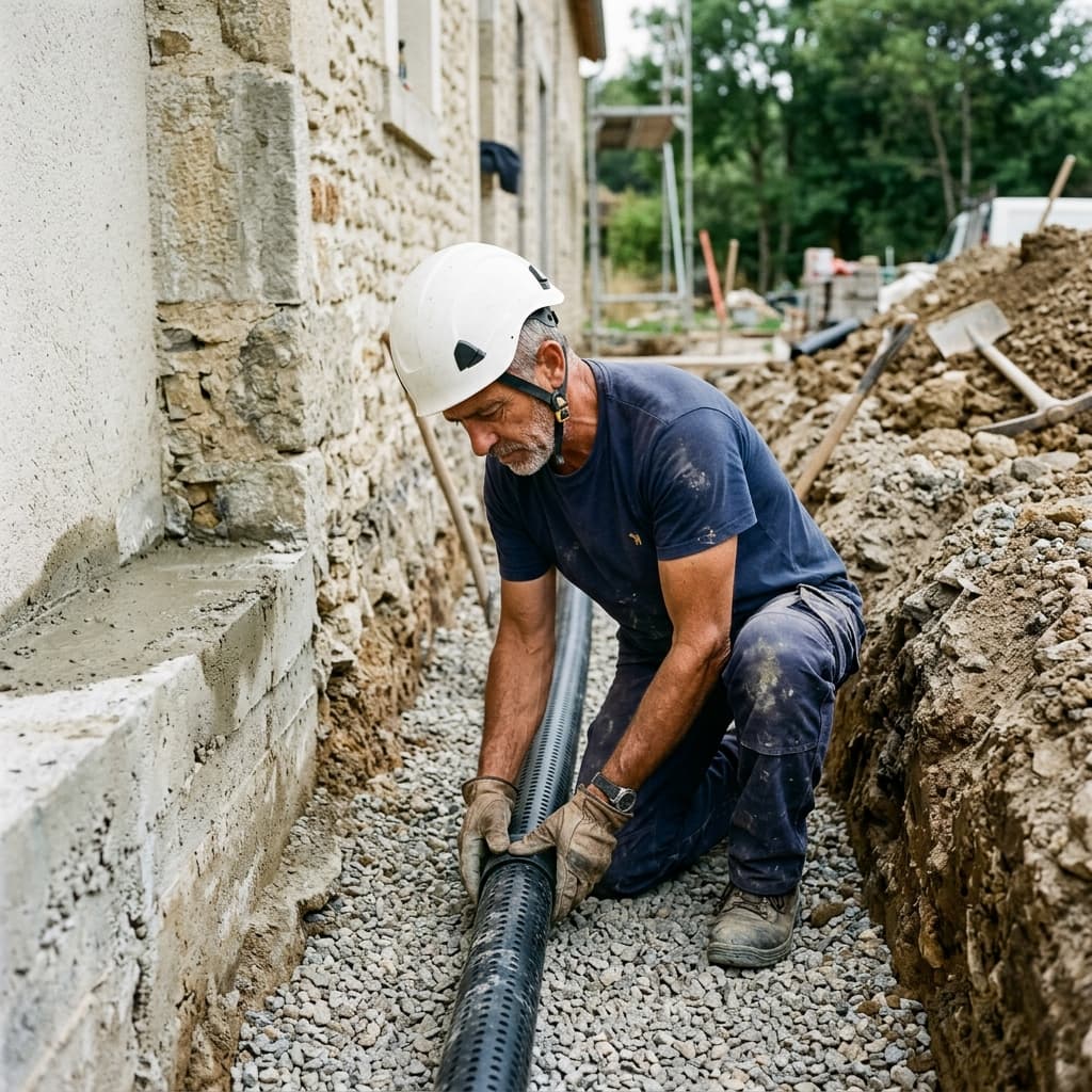 Drainage périphérique