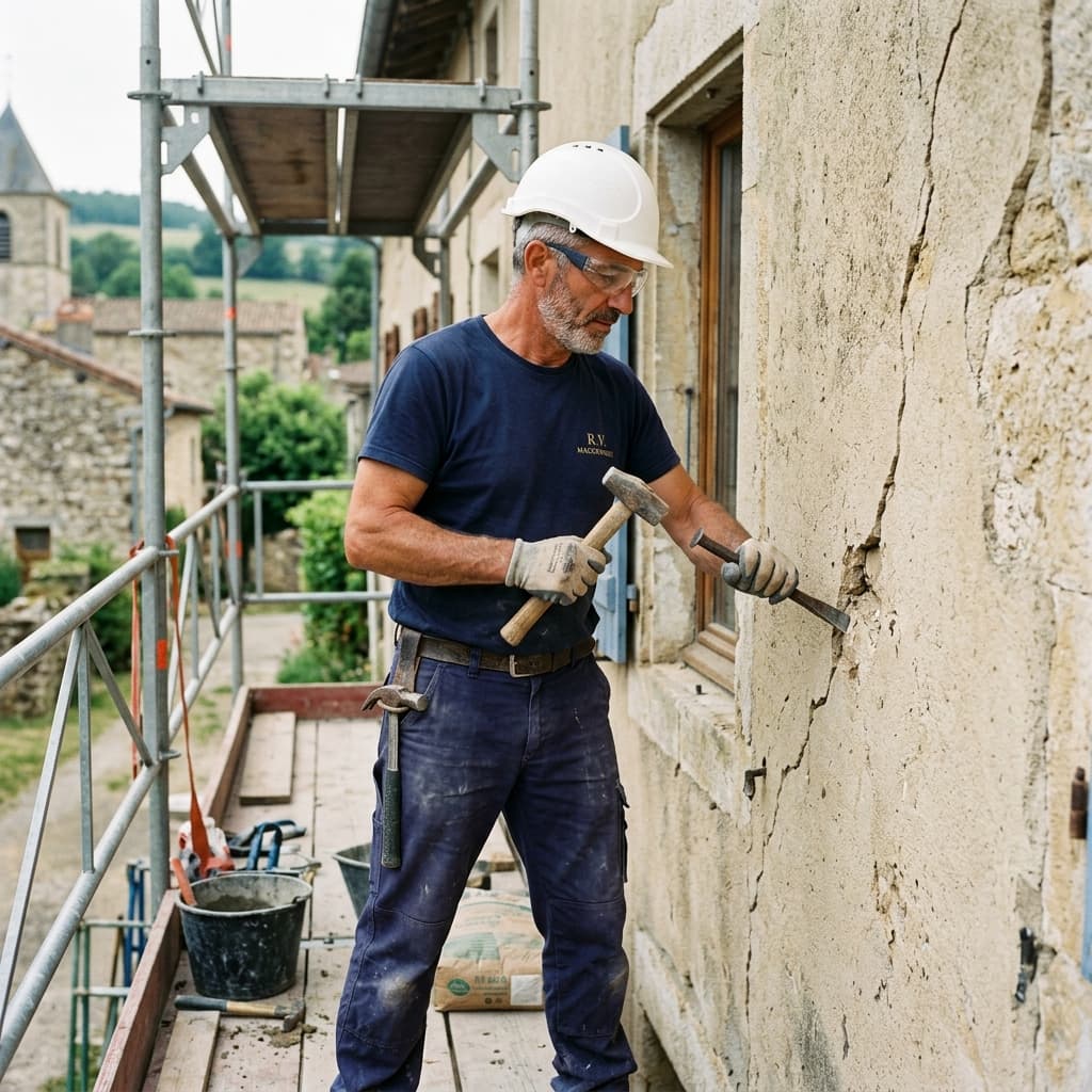 Reprise fissures de façade — diagnostic et traitement structurel