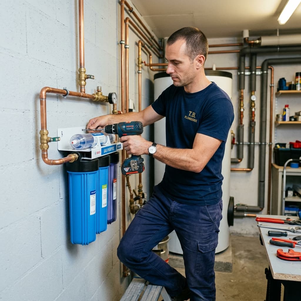 Système de filtration eau potable multi-étapes